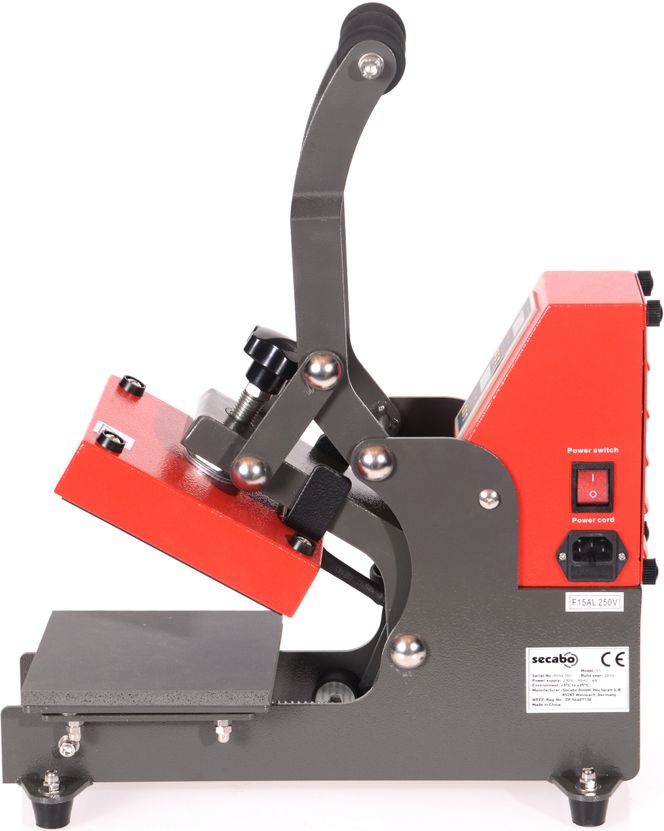 SECABO heat press tc1 15cm x 15cm